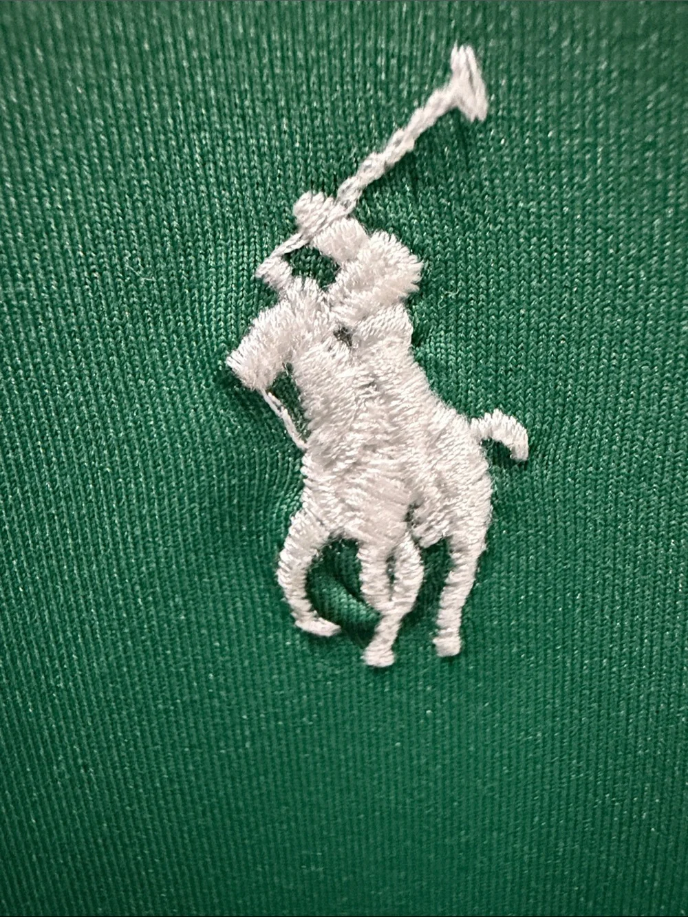 Polo by Ralph Lauren Green Short-Sleeve Polo with White Logo